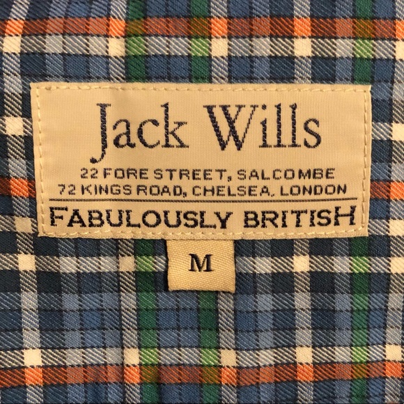 [M] Jack Wills Plaid Cotton Button Down - Picture 5 of 6
